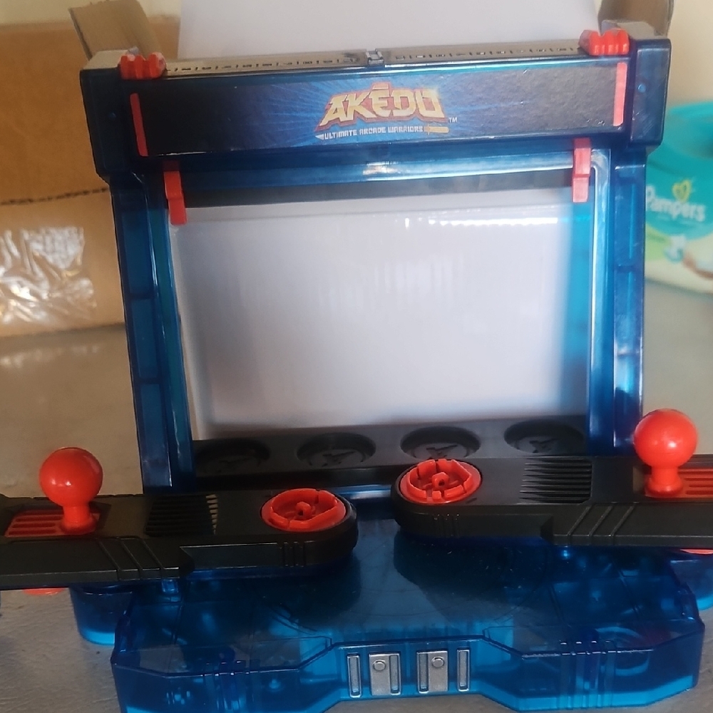 Akedo Blue and Red Battle Arena Playset
